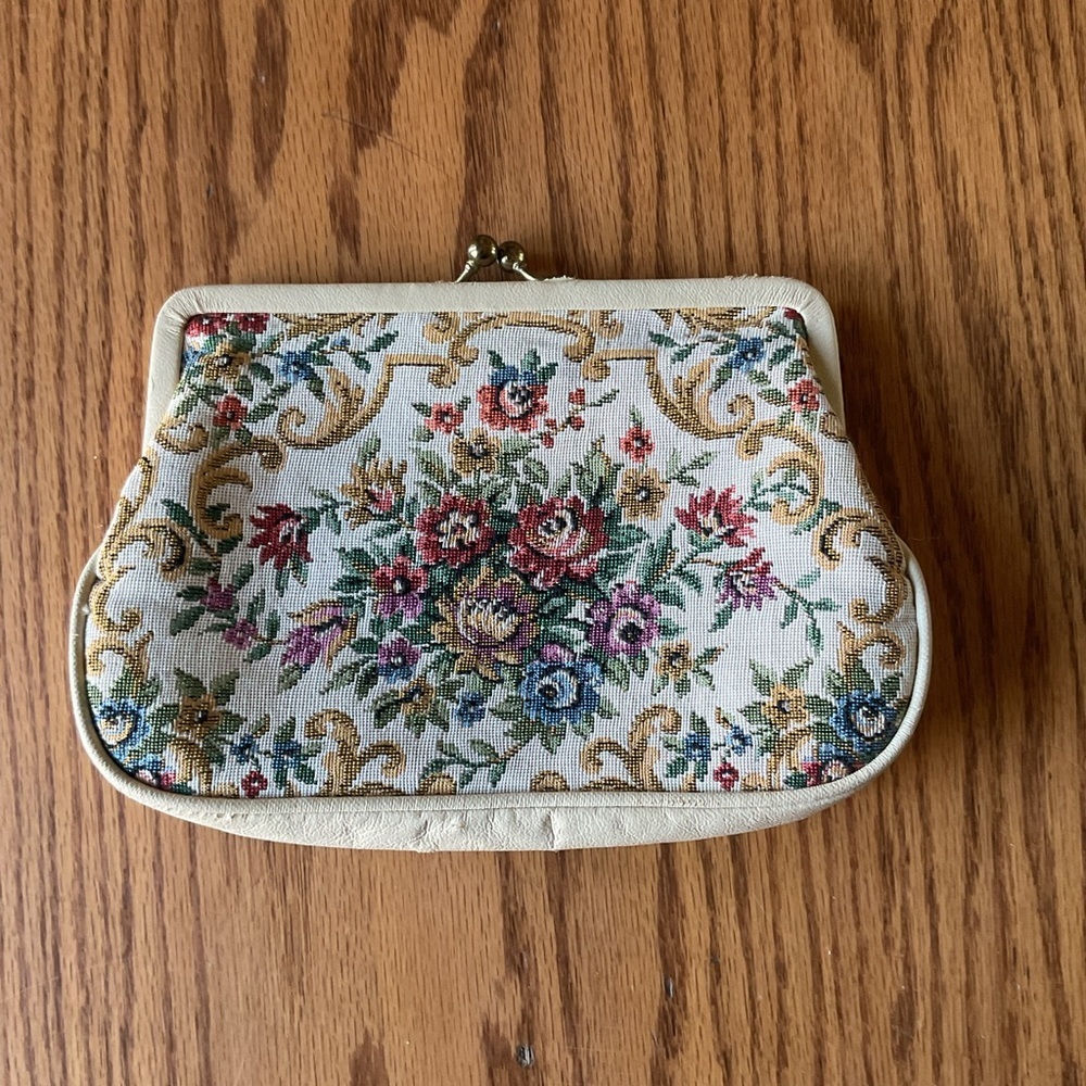 Floral Tapestry Clutch